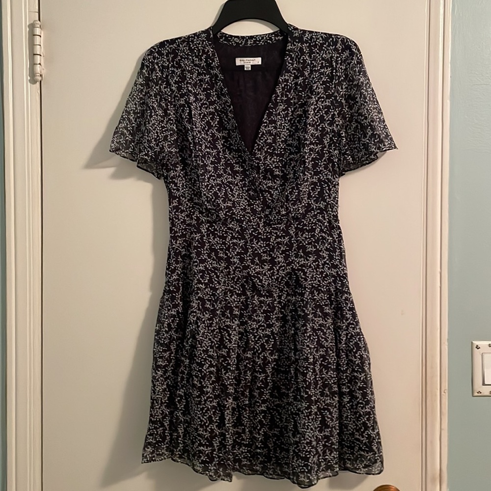 Equipment silk lined dress